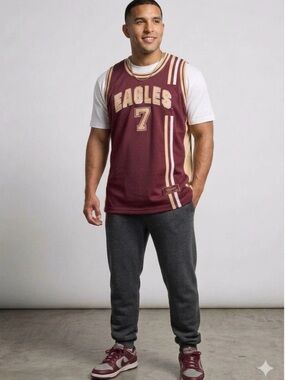 Boston College Eagles #7 Jersey Youth XL 20 NCAA Basketball Colosseum vintage
